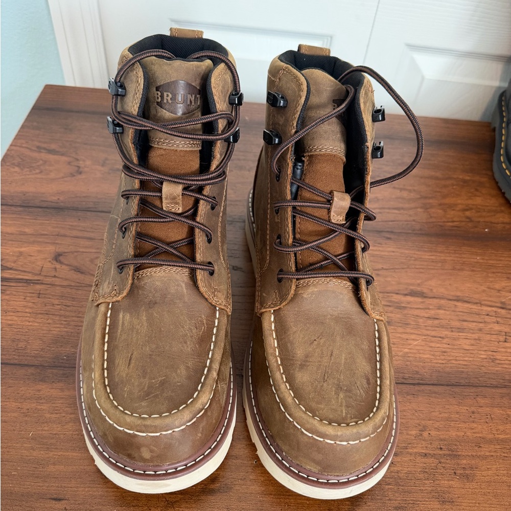 BRUNT The Marin Waterproof Men's Work Boot - Brown - Picture 2 of 7